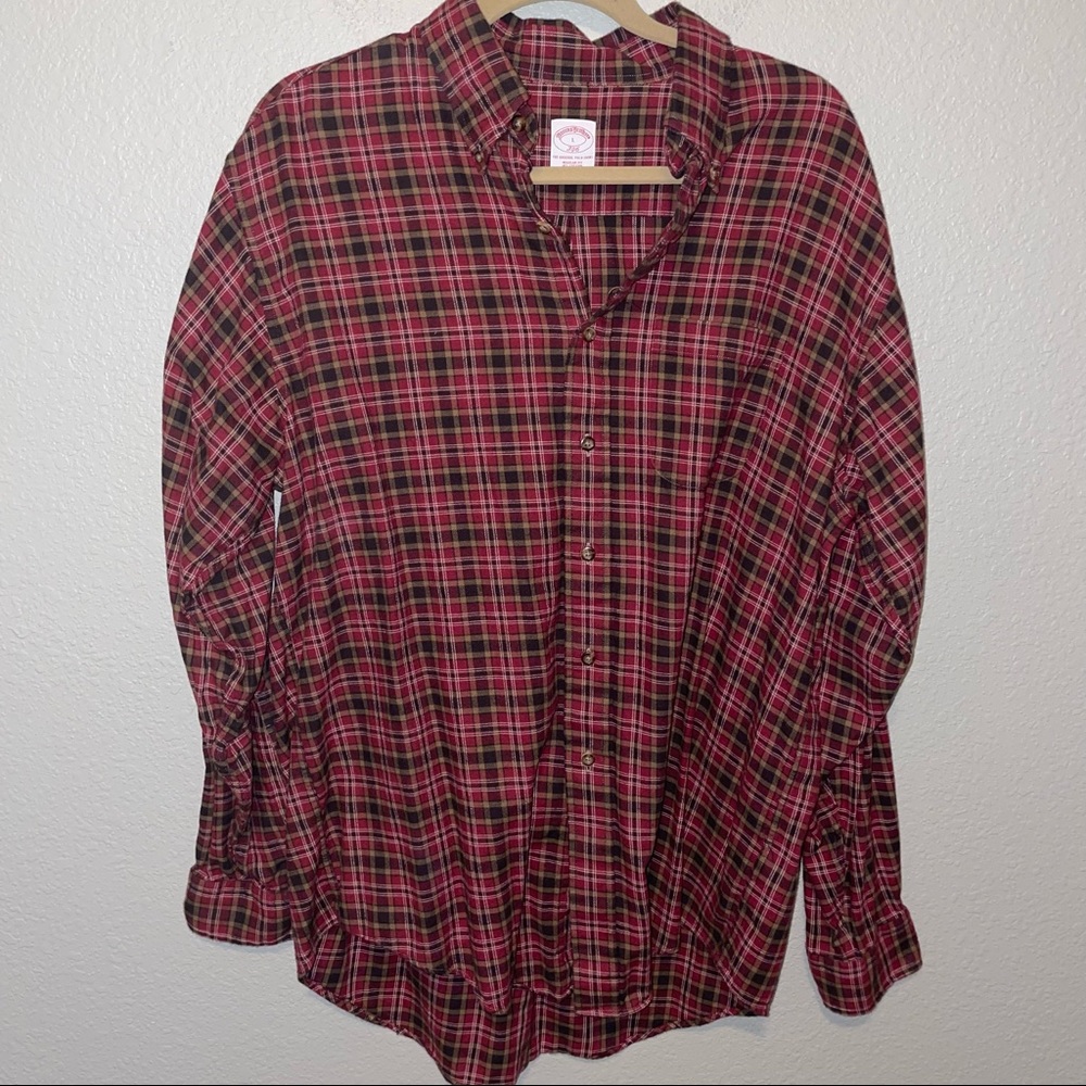 Brooks Brothers Button Down Flannel Shirt